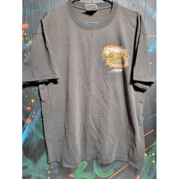 Men's Vintage‎ Competetiors View Dale Earnhardt Man in Black T-Shirt #023 - Picture 1 of 5